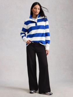 White Stuff Dolce Organic Cotton Trousers - view 2, Black