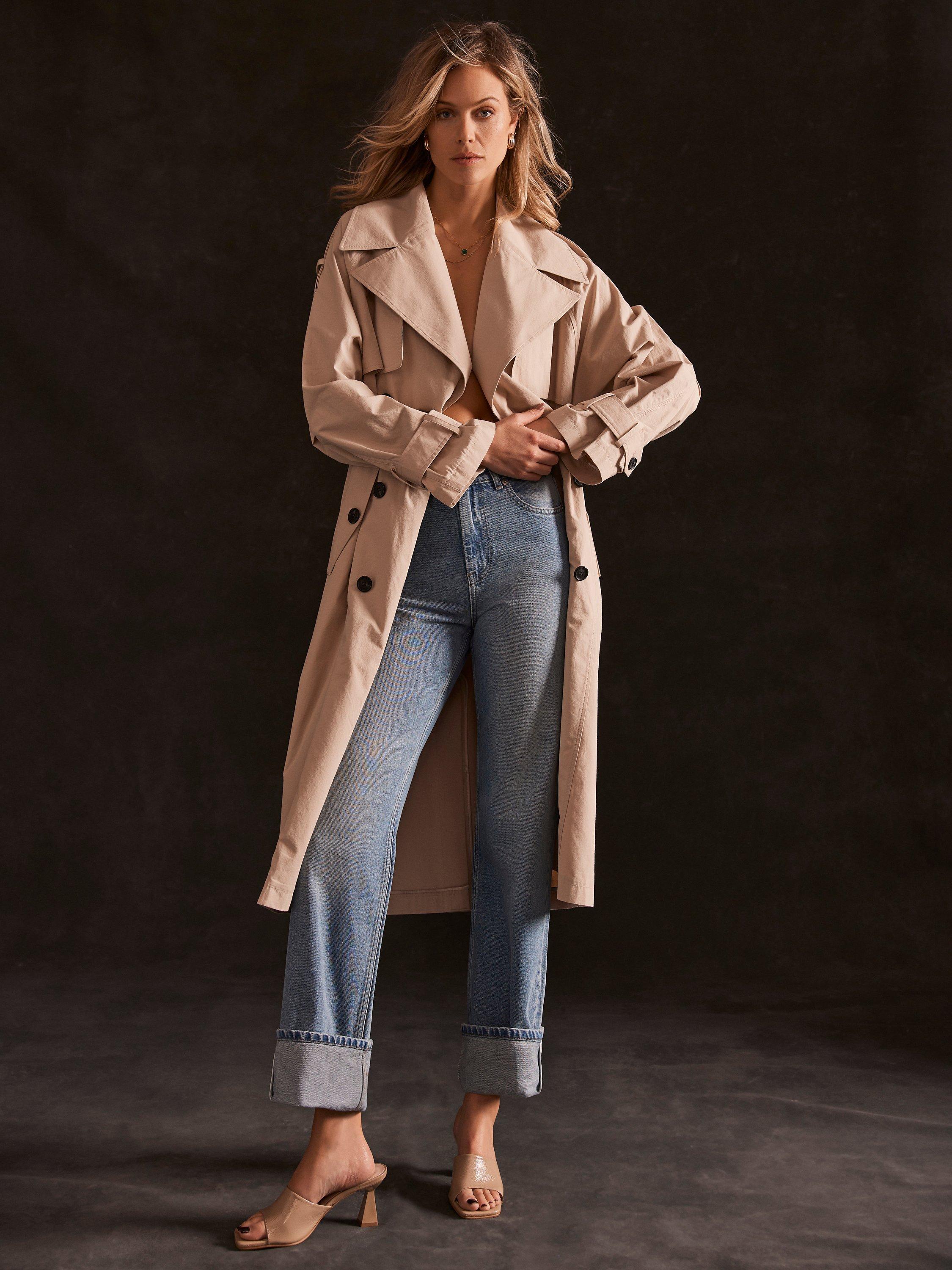 Mint Velvet The Turn Up Straight Jeans, Blue