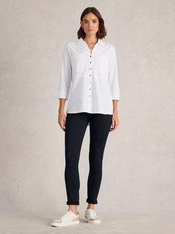 White Stuff Janey Cotton Blend Jeggings, Dark Denim