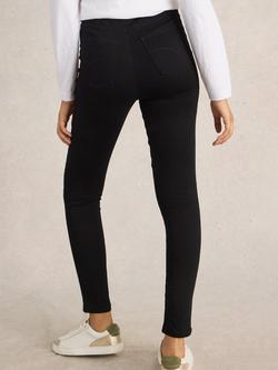 White Stuff Janey Cotton Blend Jeggings - view 2, Black Denim