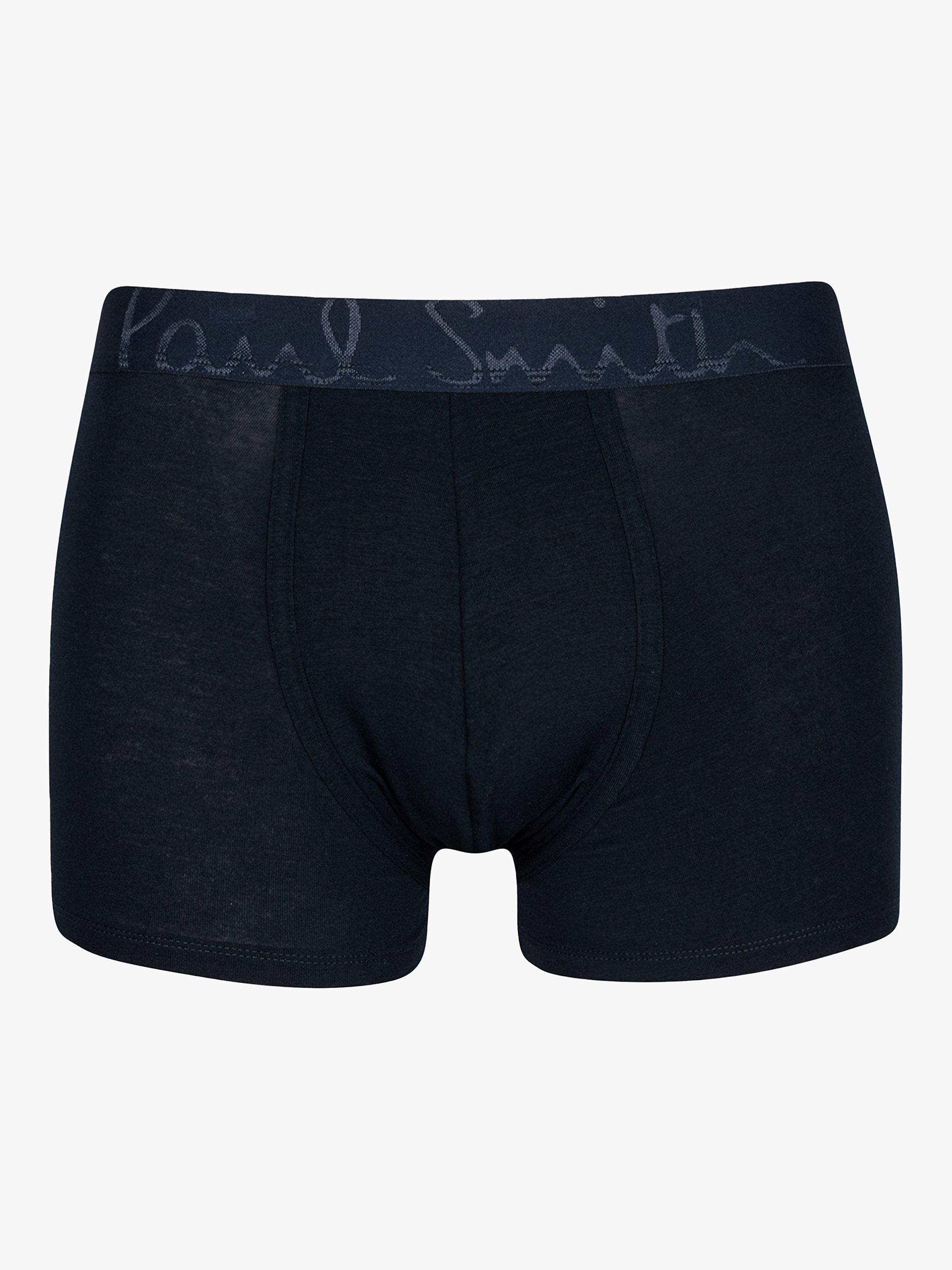Product image 4 of 4, which shows Paul Smith Modal Blend Boxers, Pack of 3, Black/White/Navy, XL