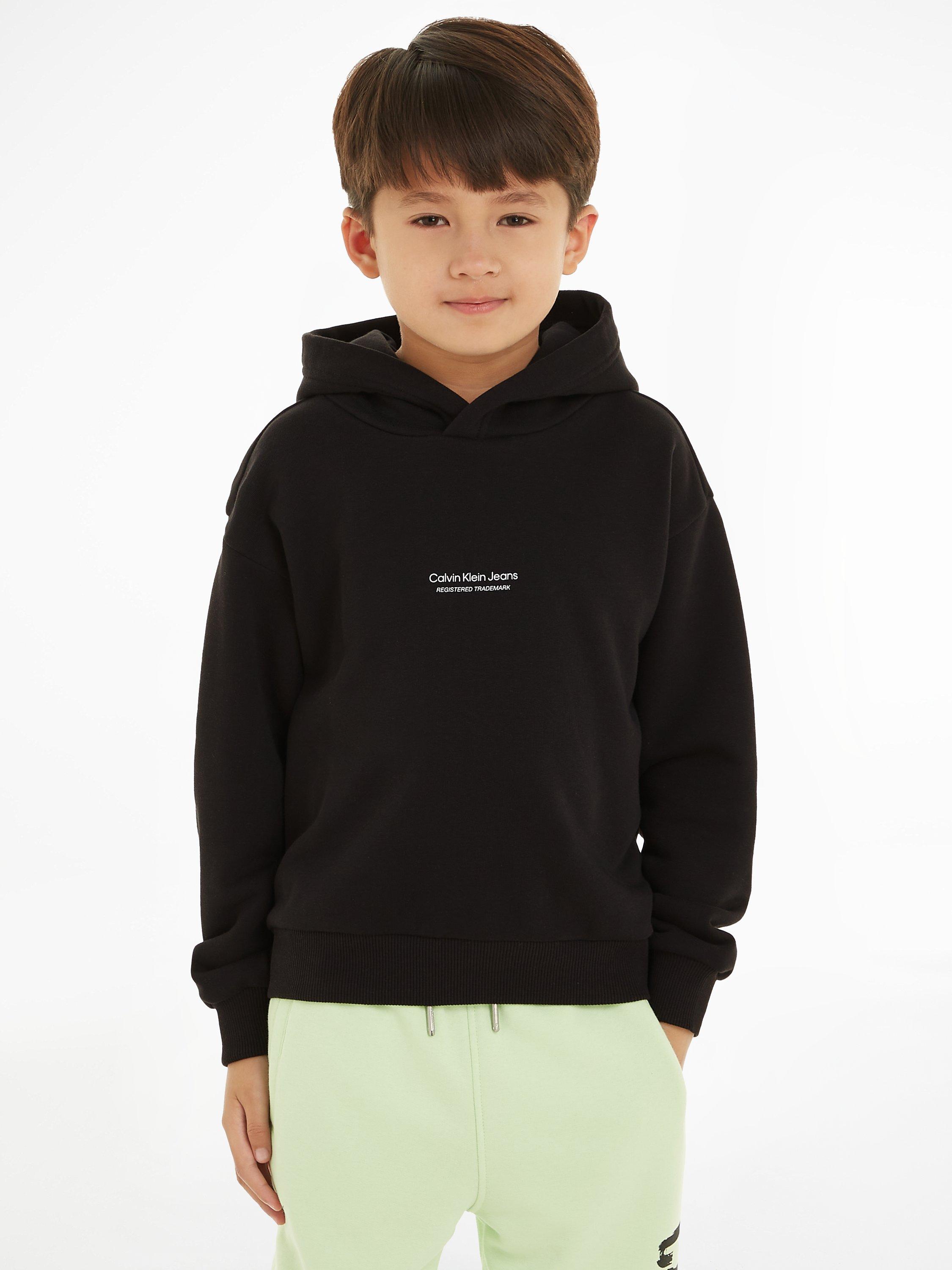 Boys calvin klein hoodie hotsell