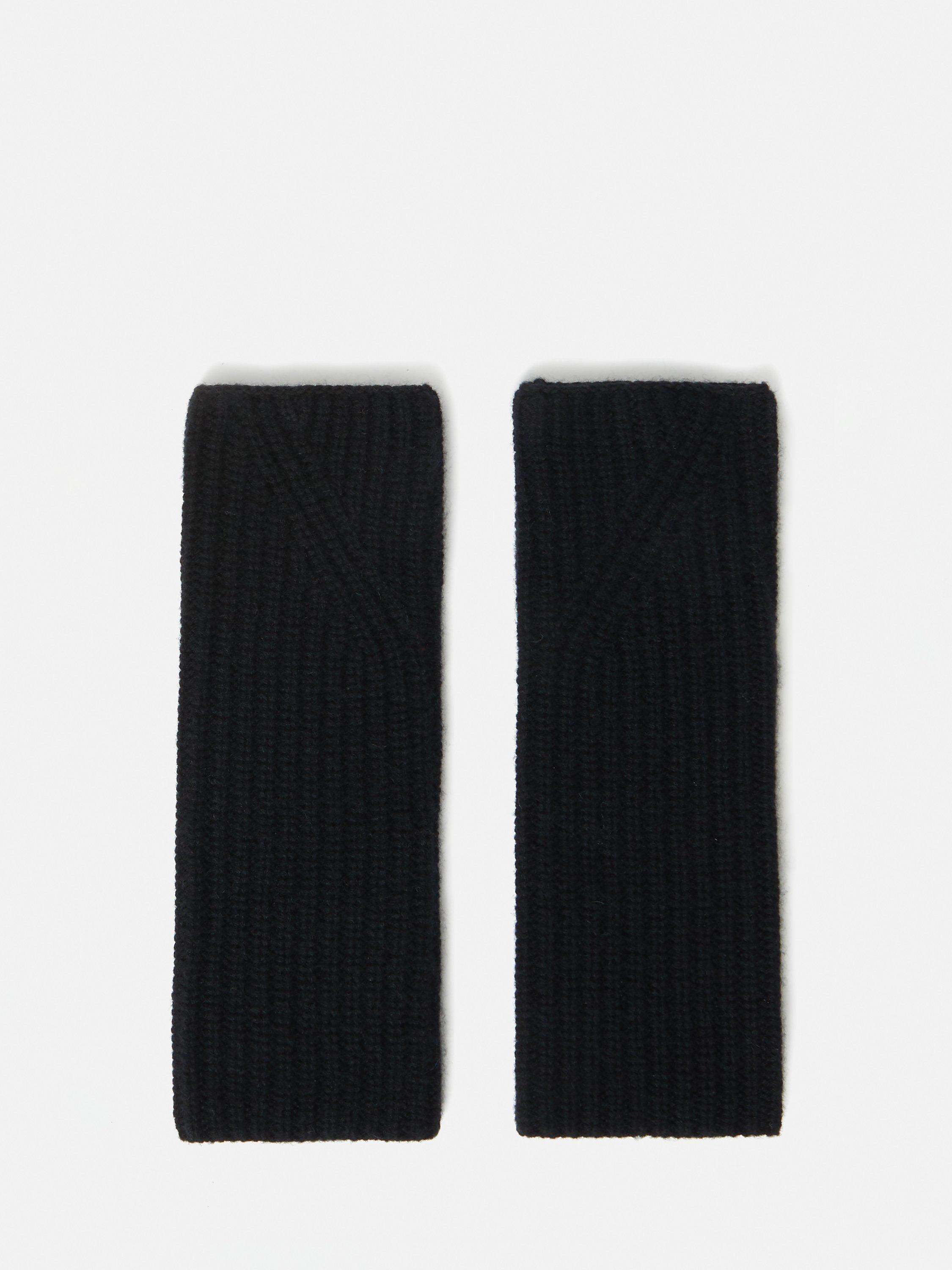 Jigsaw Cashmere and Wool Blend Fingerless Gloves