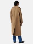 Jigsaw Raw Edge Wool Rich Coat, Camel