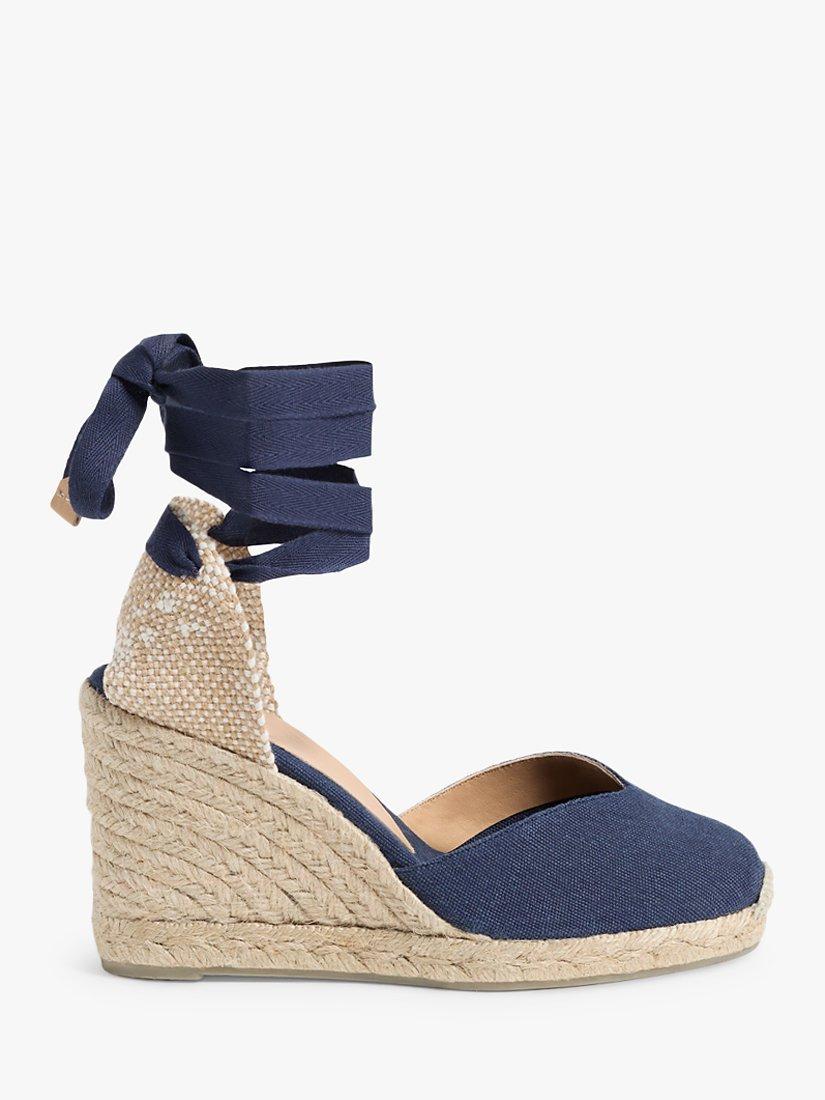 Castaner Chiara Cotton Wedge Espadrille Sandals