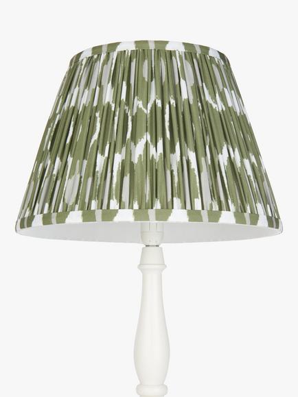 John Lewis Narla Tapered Lampshade - view 2, Green