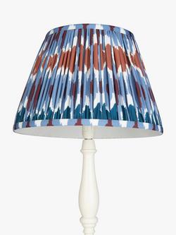 John Lewis Narla Tapered Lampshade - view 2, Multi Blue