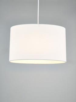 John Lewis Sophia Pure Linen Oval Lampshade, Lily