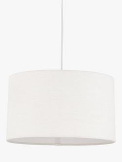 John Lewis Sophia Pure Linen Oval Lampshade - view 2, Lily