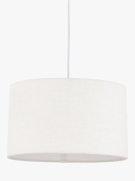 John Lewis Sophia Pure Linen Oval Lampshade - view 2, Lily