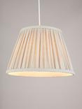 John Lewis Sophia Pleat Lampshade, Grey