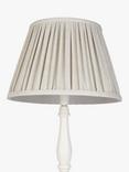 John Lewis Sophia Pleat Lampshade, Grey