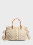 Gerard Darel Marilyn Tassel Detail Bag, Natural