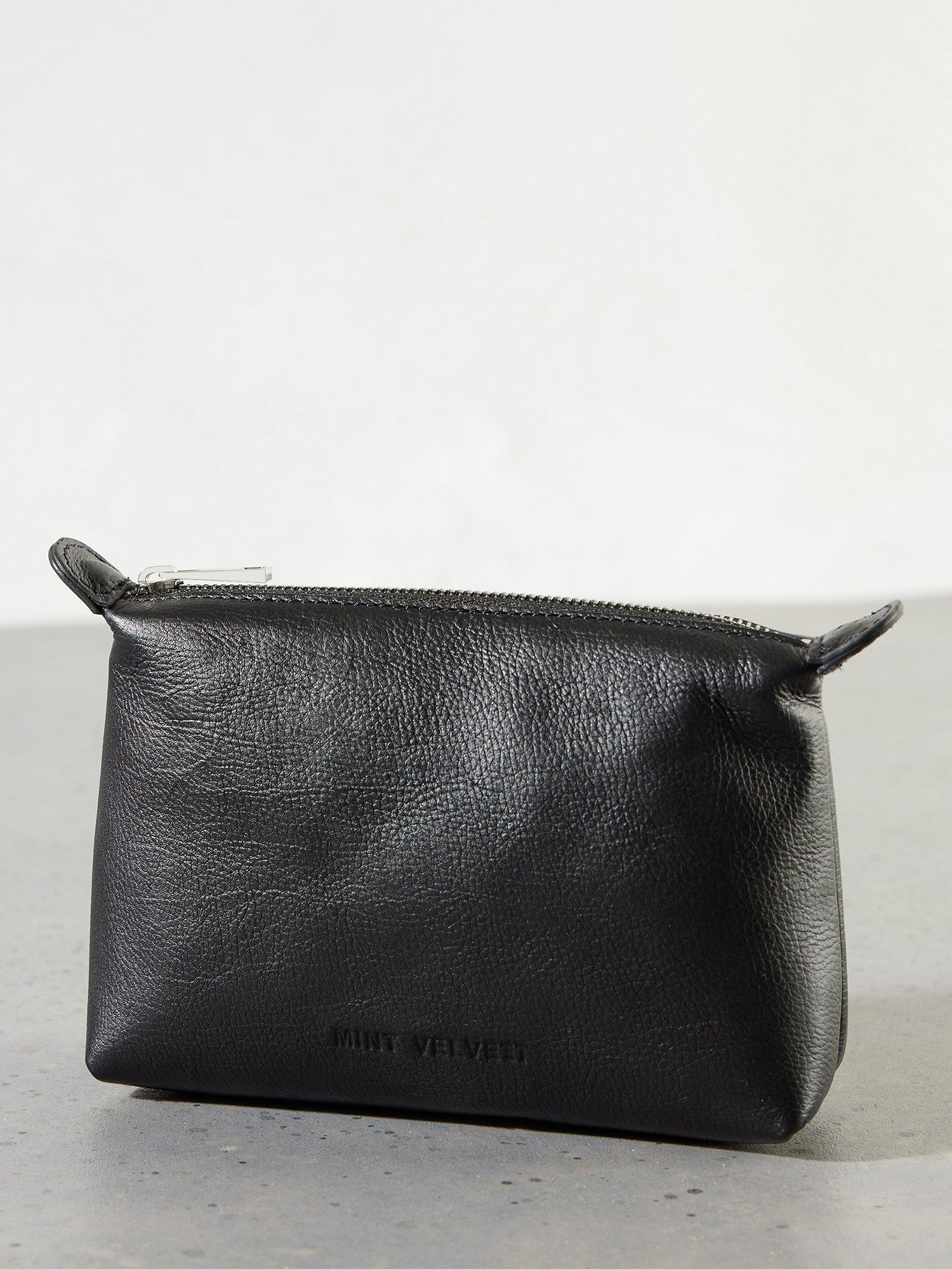 Mint Velvet Cosmetic Bag, Black, One Size
