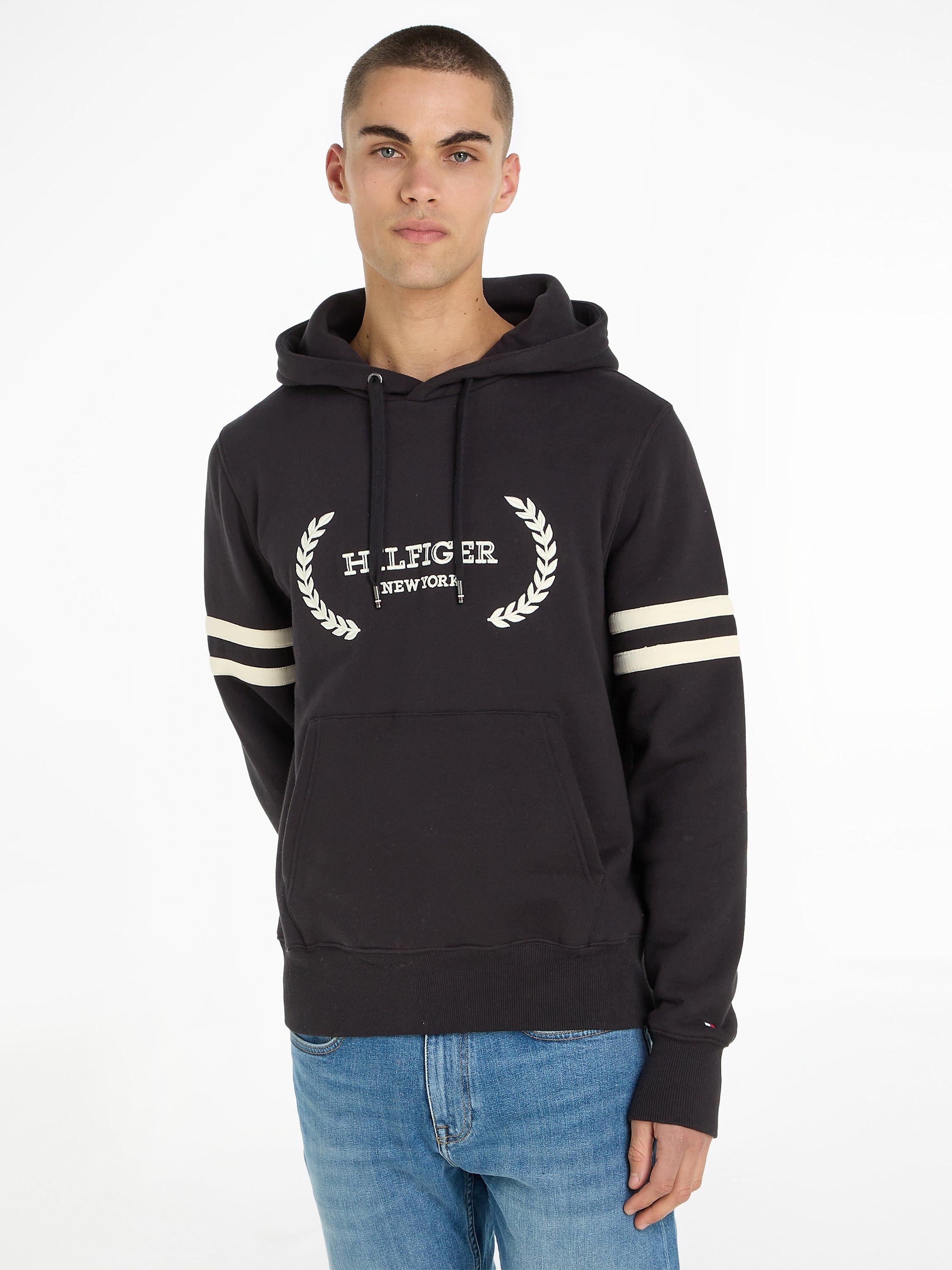 Tommy Hilfiger Monotype Pullover Hoodie, Black