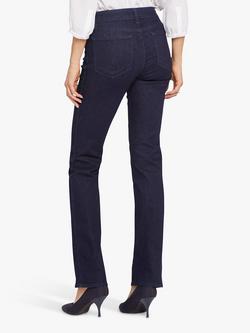 NYDJ Marilyn Petite Straight Leg Jeans - view 2, Rinse