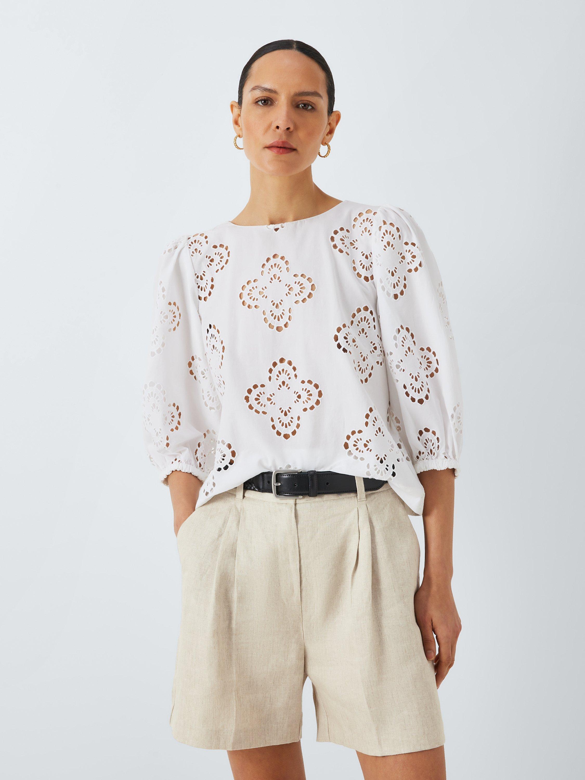 John Lewis Linen Shorts, Natural, 18