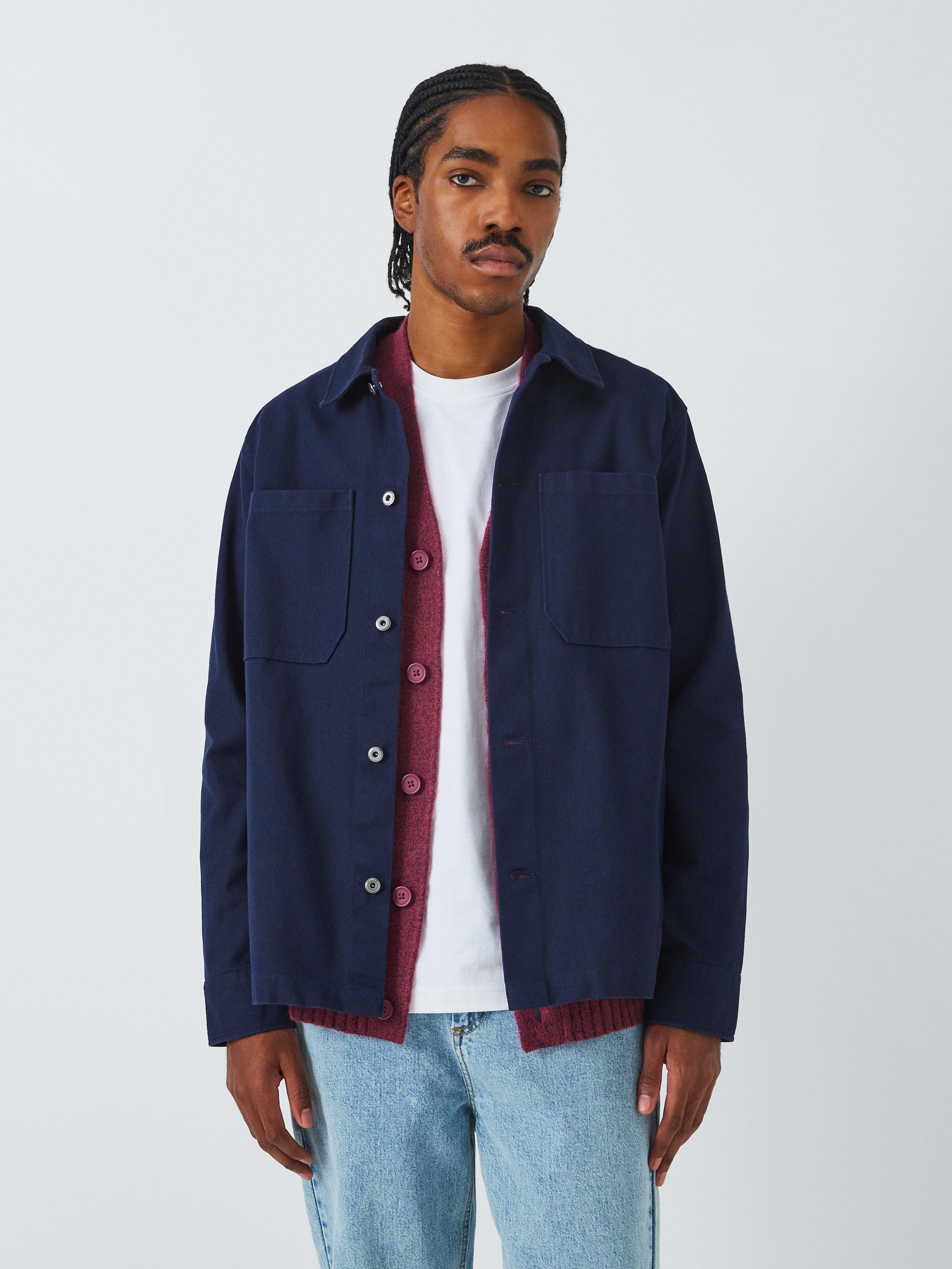 John Lewis ANYDAY Cotton Canvas Overshirt