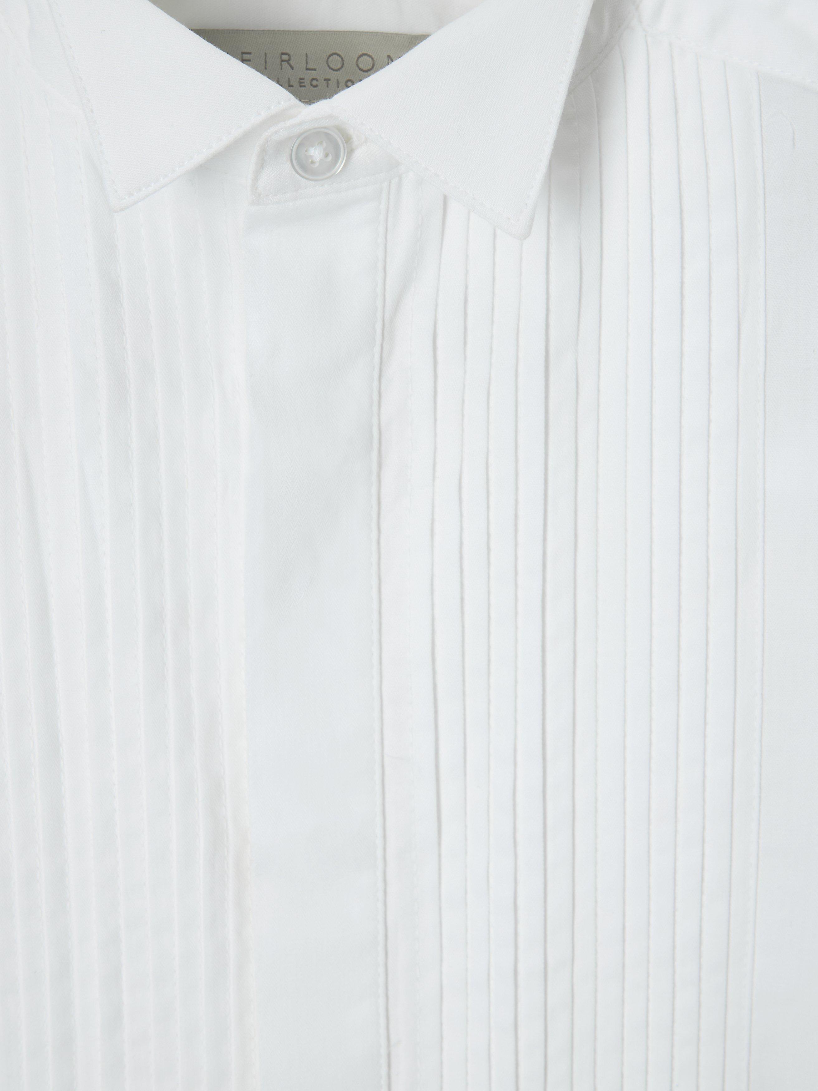 Product image 7 of 7, which shows John Lewis Heirloom Collection Kids' Formal Dress Shirt, White, 12 years