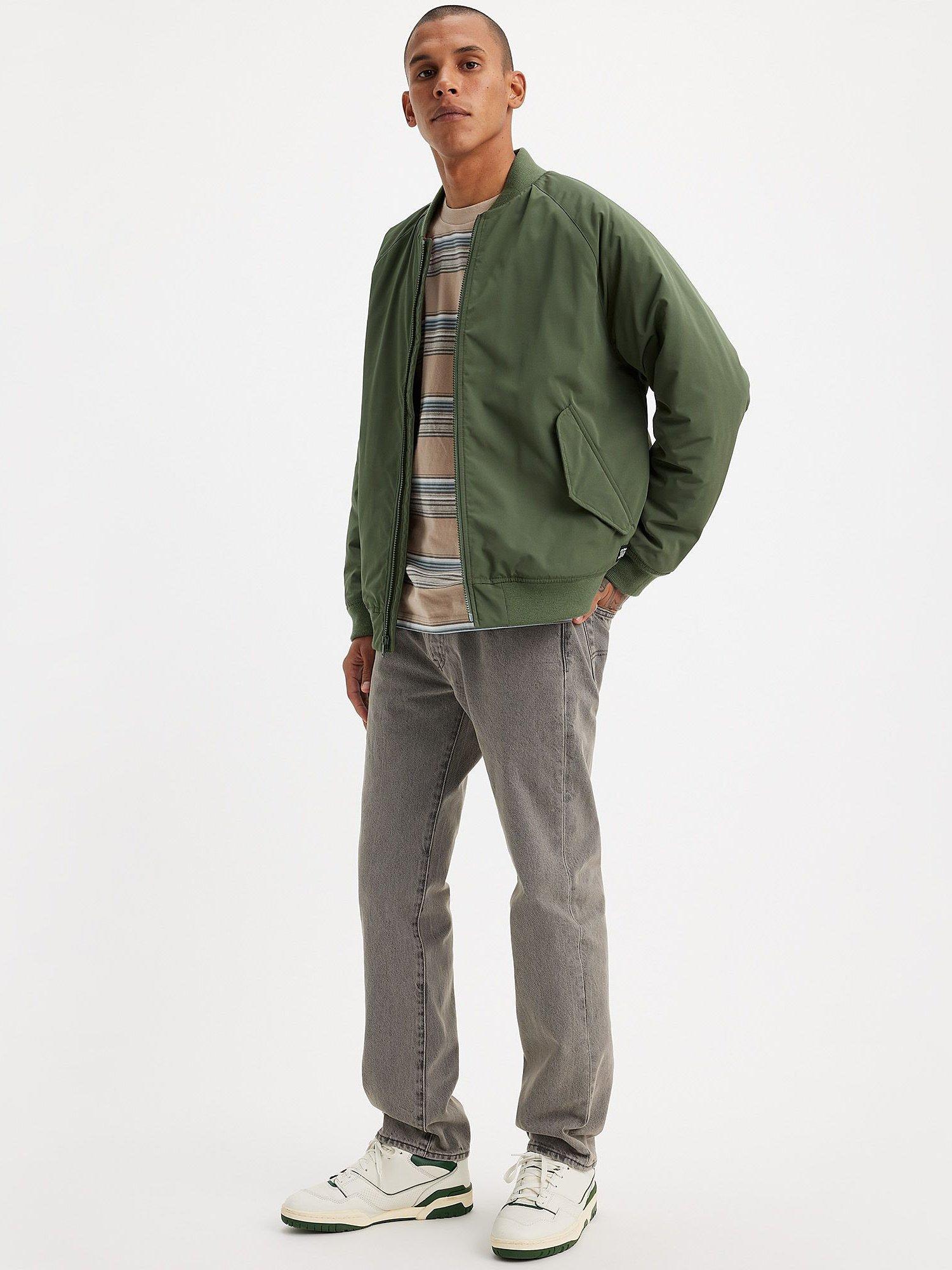 Product image 5 of 6, which shows Levi's 501 Original Classic Straight Leg Jeans, Grey, 30S