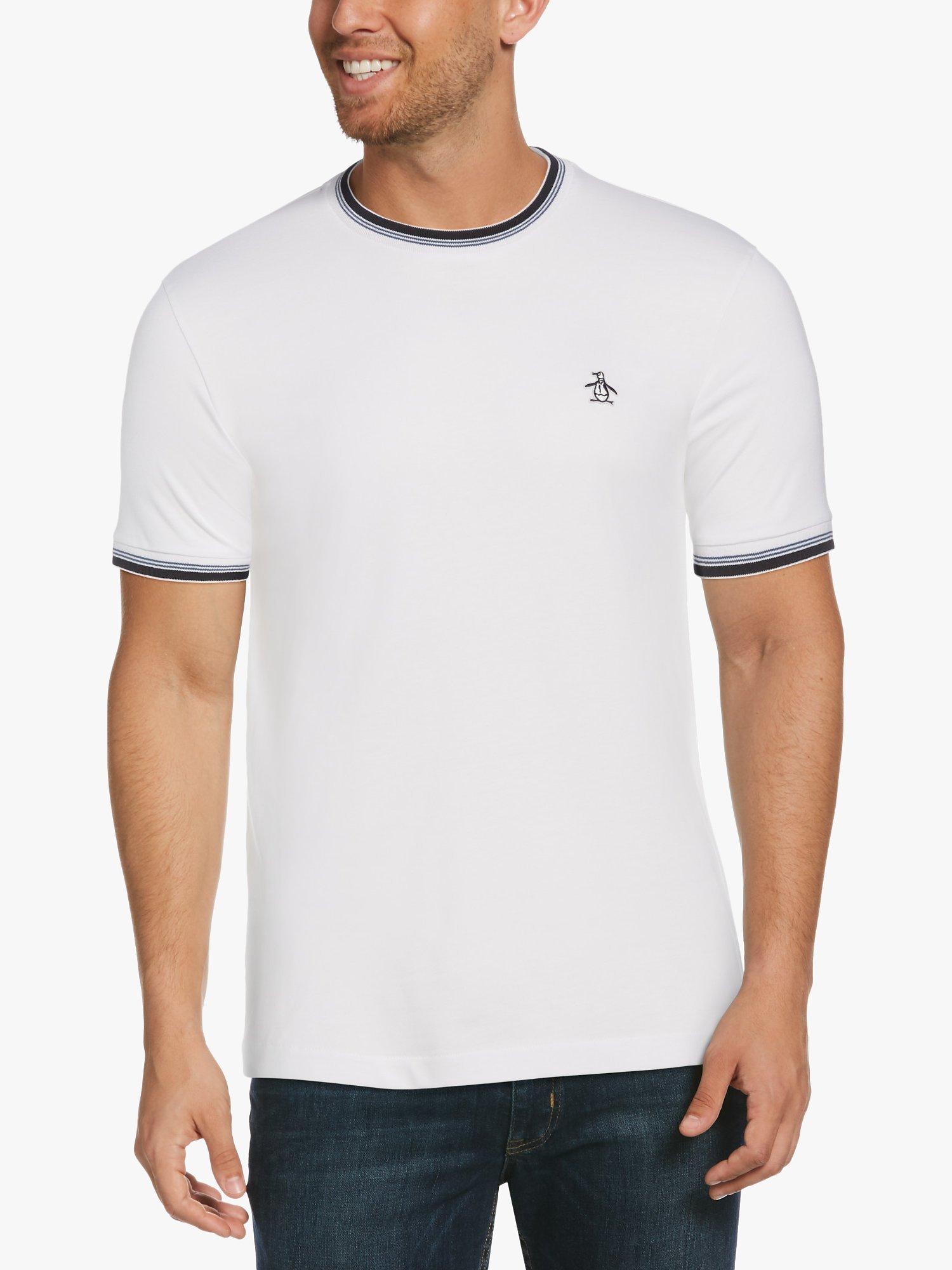 Product image 1 of 3, which shows Original Penguin Sticker Pete T-Shirt, Bright White, M