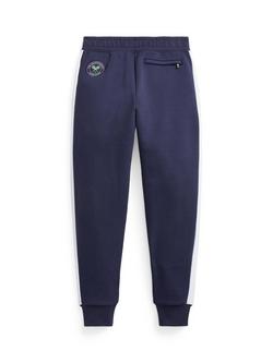 Ralph Lauren Kids' Ball Girl Joggers, Refined Navy/Multi - view 2, Refined Navy/Multi