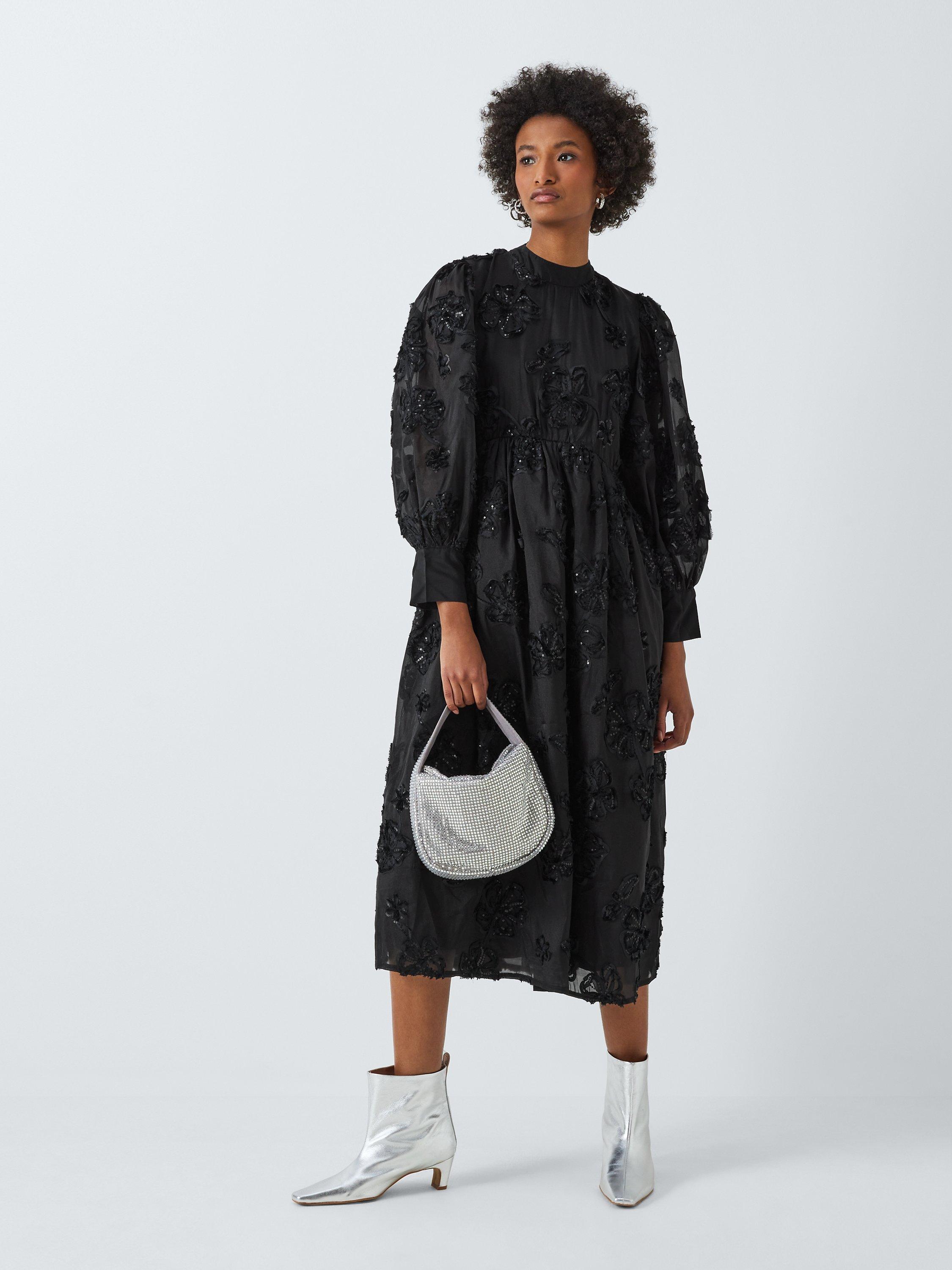 Sister Jane Estelle Midi Dress, Black