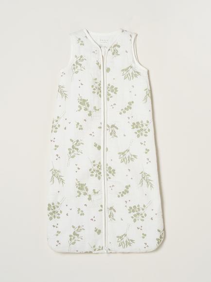 Truly Baby Eucalyptus Print Cotton Muslin Sleeping Bag, 2.5 Tog, Multi, Multi