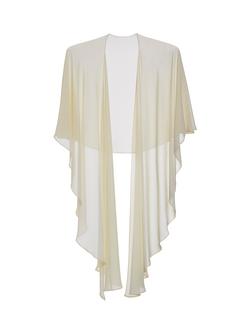 Gina Bacconi Chiffon Shawl, Lemon Drizzle