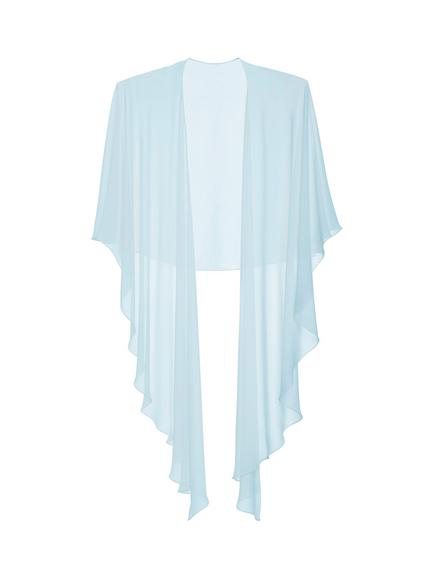 Gina Bacconi Chiffon Shawl, Sherbert