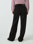 rag & bone Logan Featherweight Wide Leg Jeans, Black