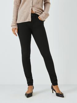 rag & bone Cate Mid Rise Skinny Jeans, Black, Black