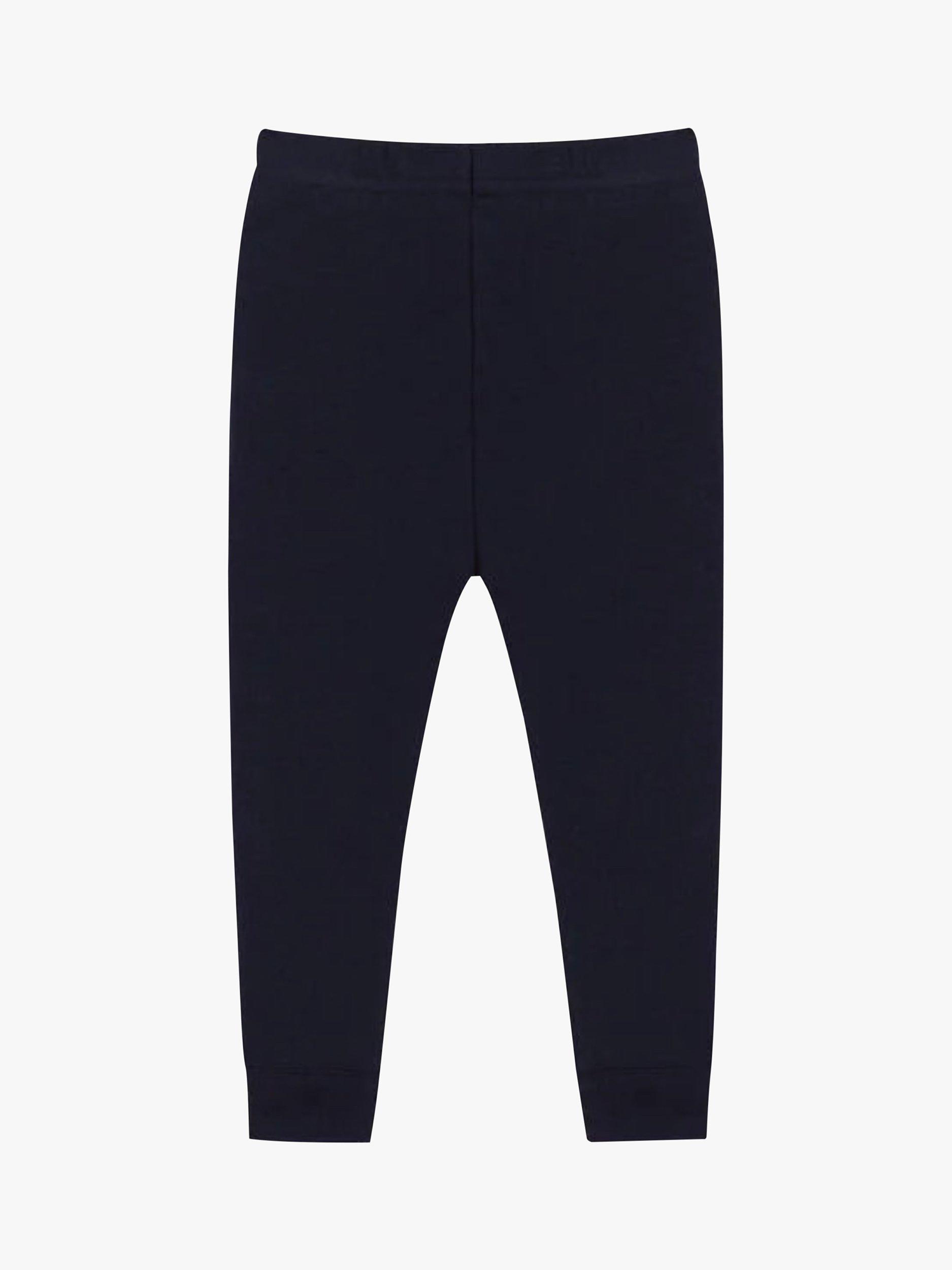 Product image 2 of 3, which shows Petit Bateau Baby Ribbed Leggings, Smoke, 3 years