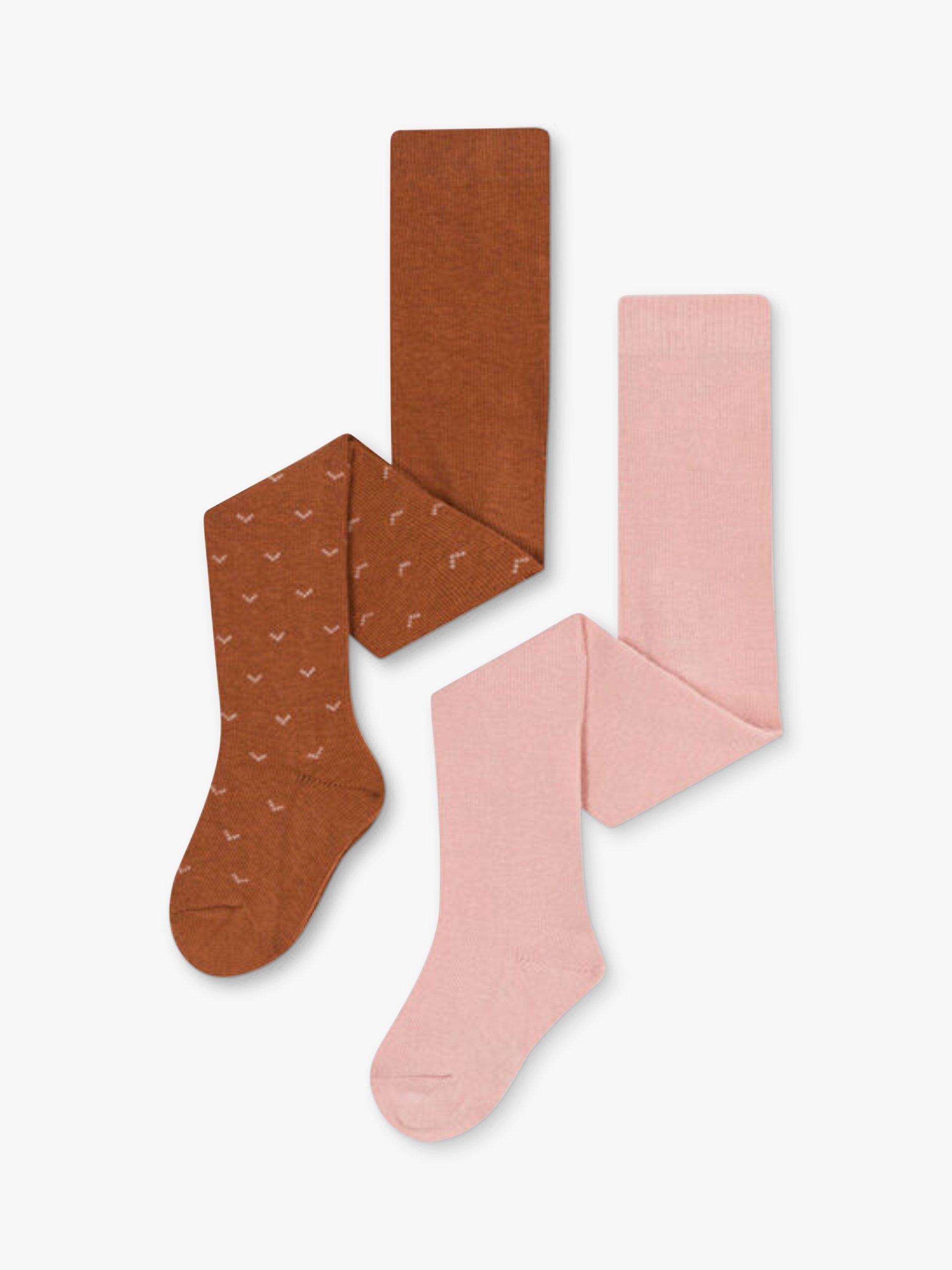 Petit Bateau Baby Cotton Blend Tights, Pack of 2, Multi