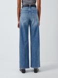 FRAME Le Slim Palazzo Wide Leg Flare Jeans, Drizzle