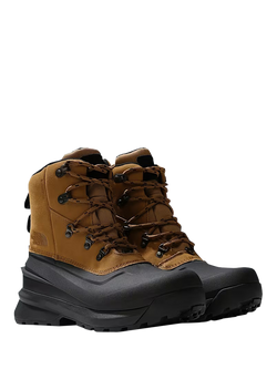 The North Face Chilkat V Men's Waterproof Hiking Boots, Utility Brown/TFN Black - view 2, Black/Brown