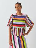 Olivia Rubin Monica Sequin Stripe Top, Multi