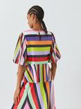 Olivia Rubin Monica Sequin Stripe Top, Multi