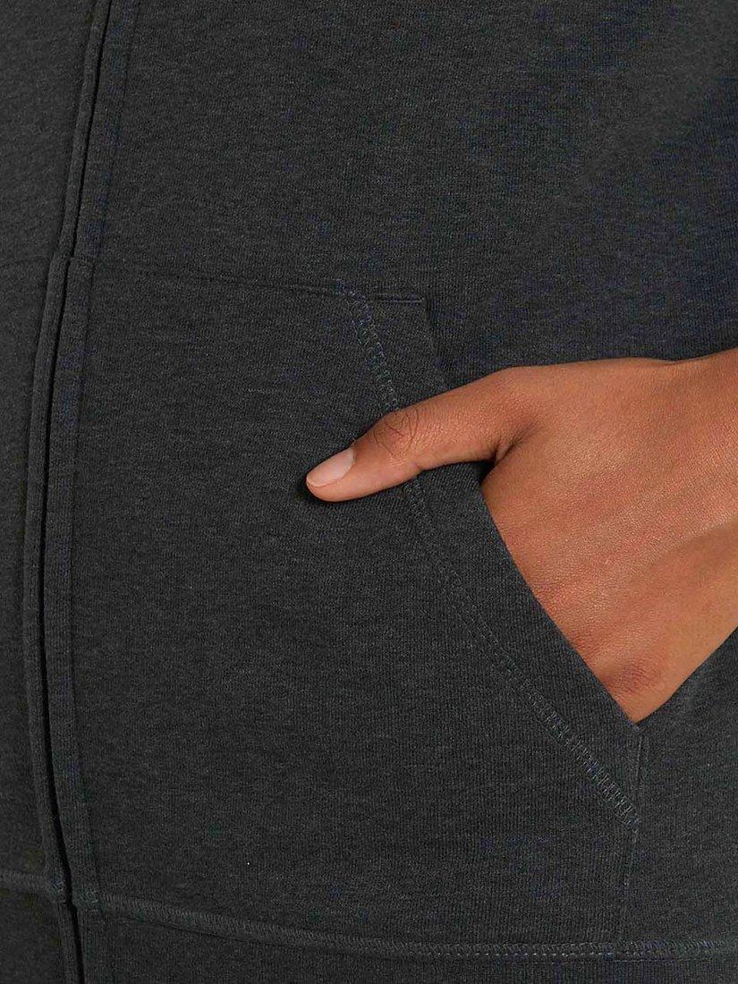 Product image 4 of 4, which shows British Boxers Zip Up Lounge Hoodie, Dark Grey, S