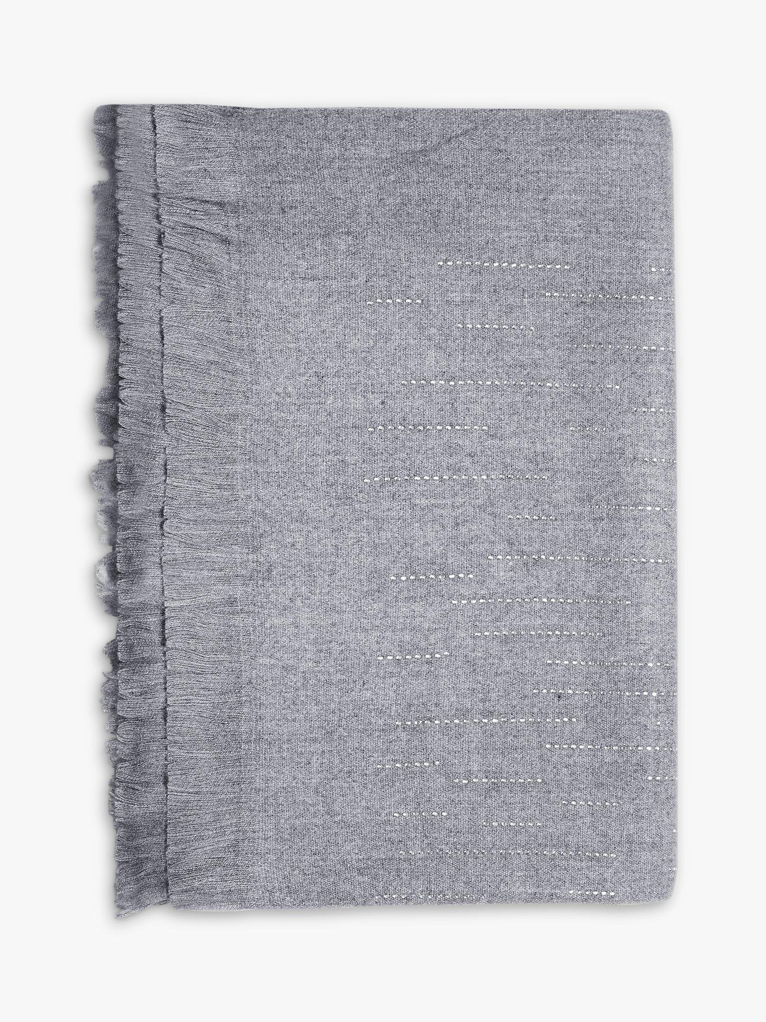 James Lakeland All Over Crystal Scarf, Grey, One Size