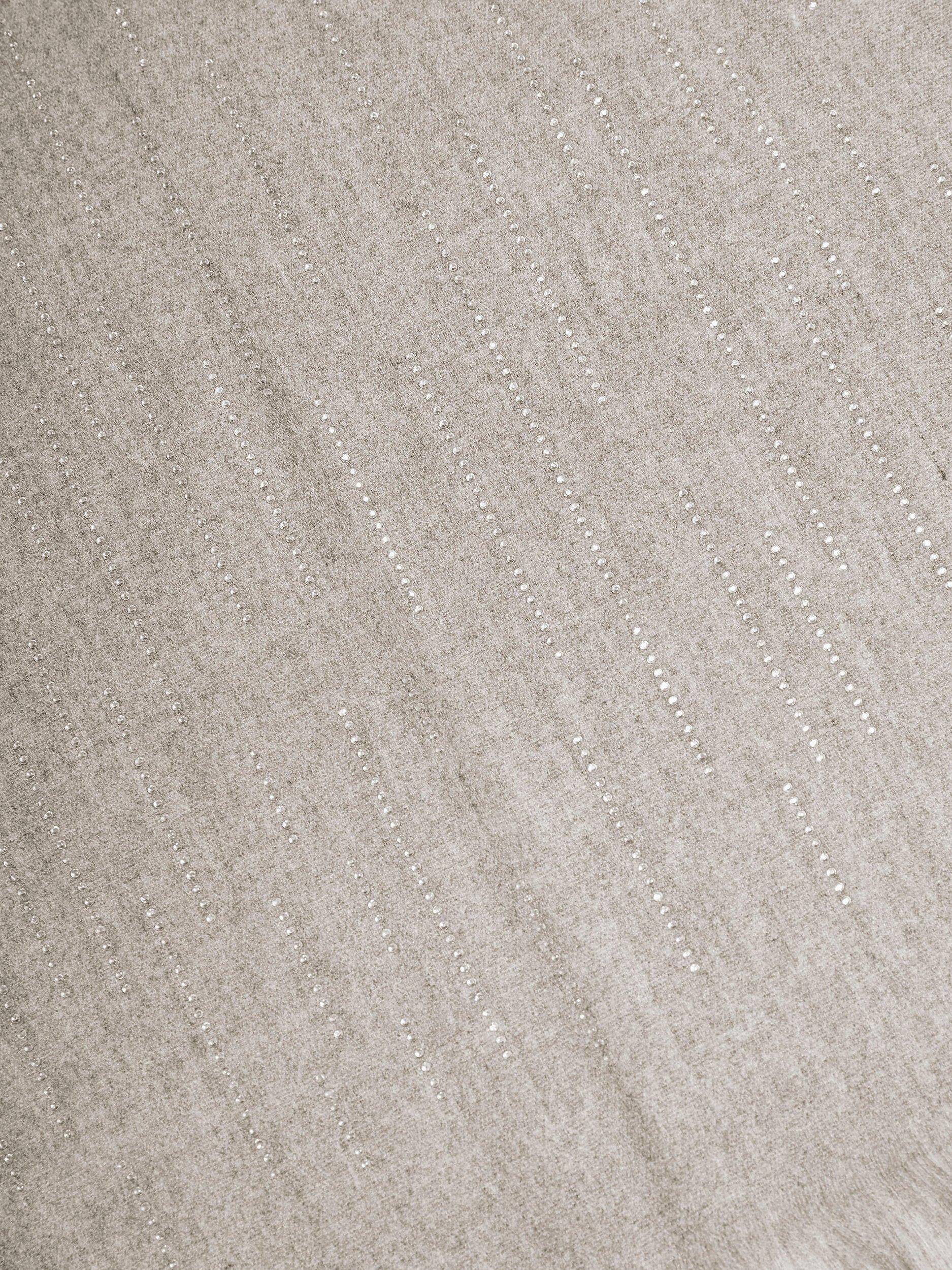 Product image 3 of 4, which shows James Lakeland All Over Crystal Scarf, Camel, One Size