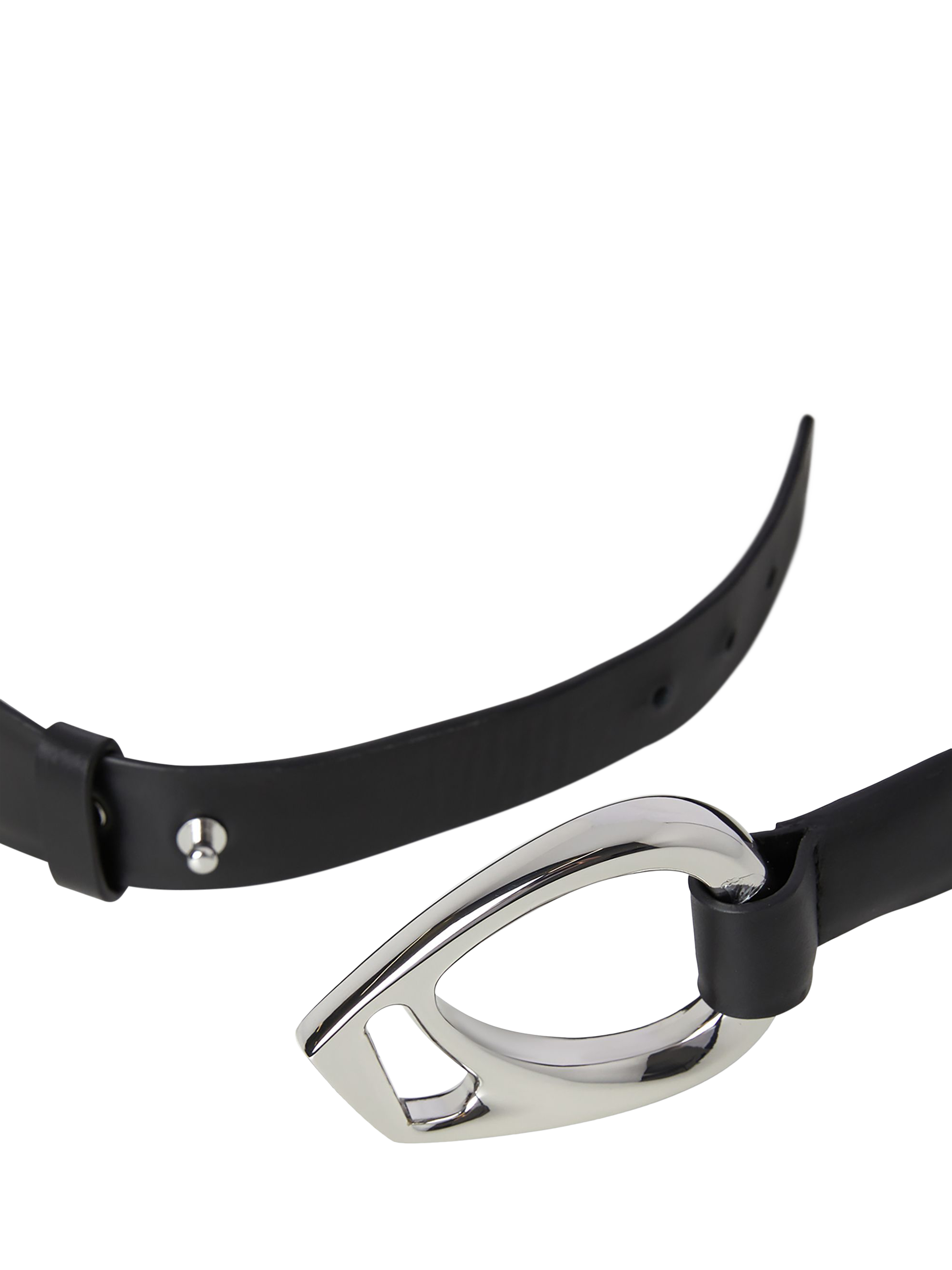Product image 2 of 3, which shows Jasper Conran London Bee Leather Belt, Black, S