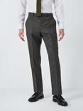 John Lewis Super 100's Birdseye Regular Suit Trousers, Charcoal