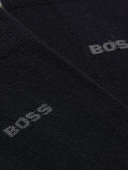 BOSS Cotton Blend Socks, Pack of 5, Black - view 2, Black