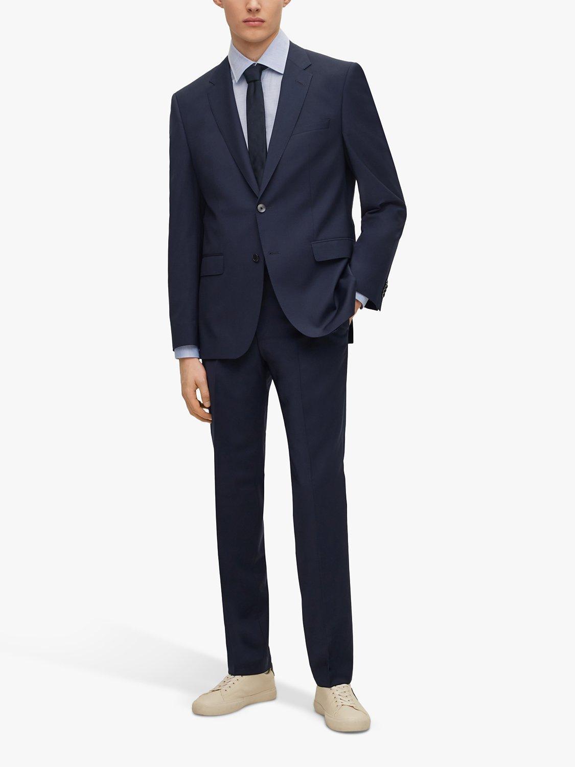 BOSS H-Jasper 2 Piece Regular Fit Suit, Dark Blue