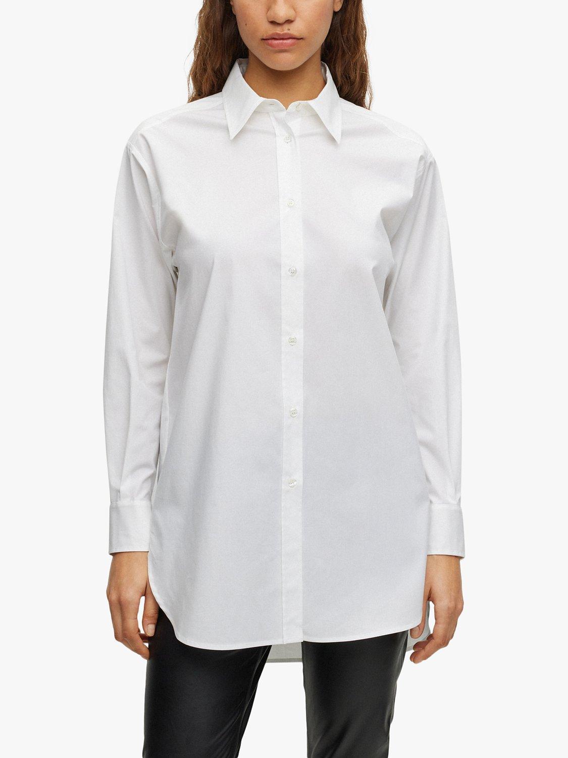 BOSS Bacora Longline Shirt, White