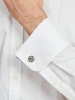 Simon Carter Quadrant Cufflinks, Dalmatian Jasper - view 2, Dalmatian Jasper