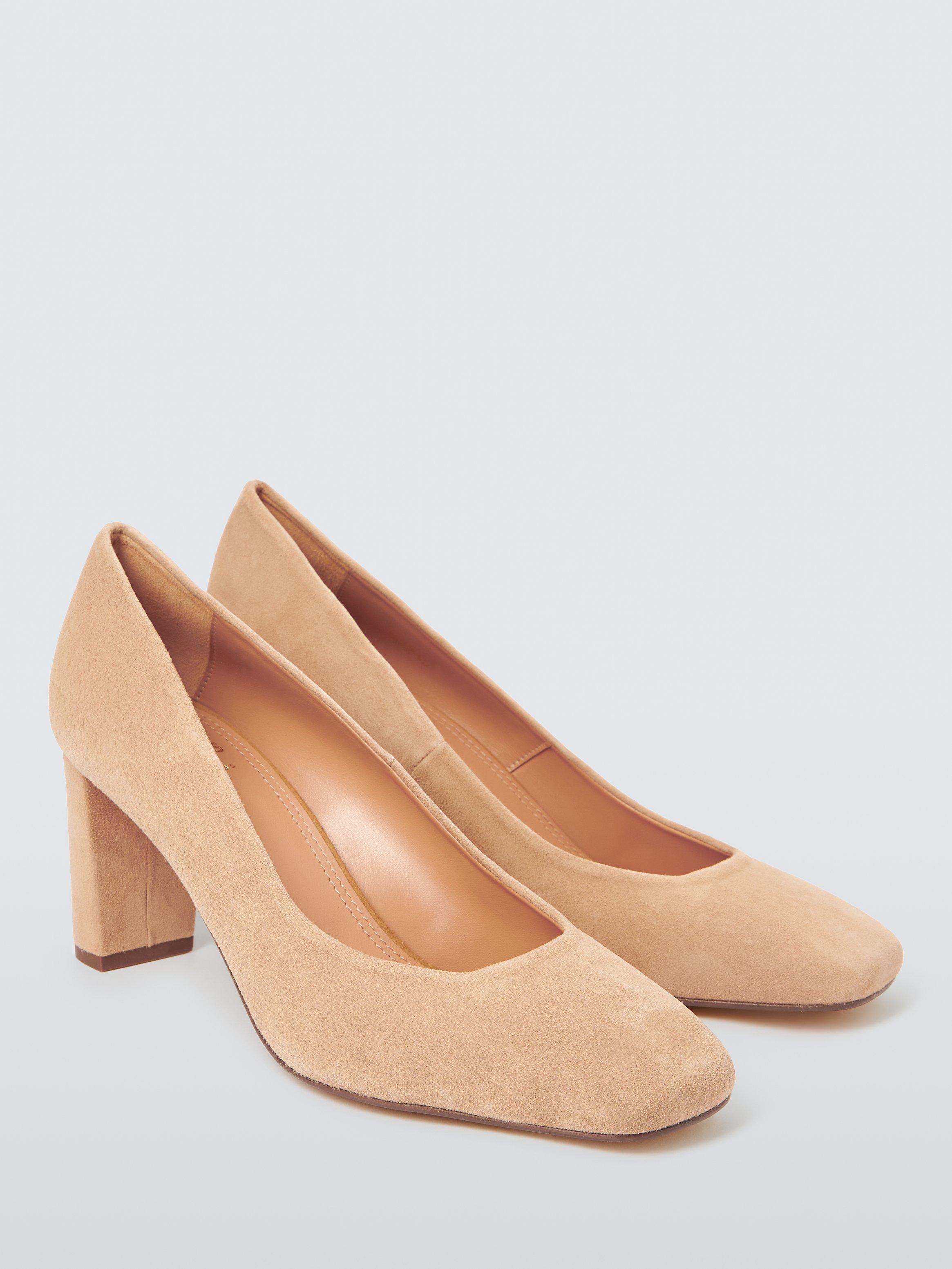 Neutral suede court shoes 2025