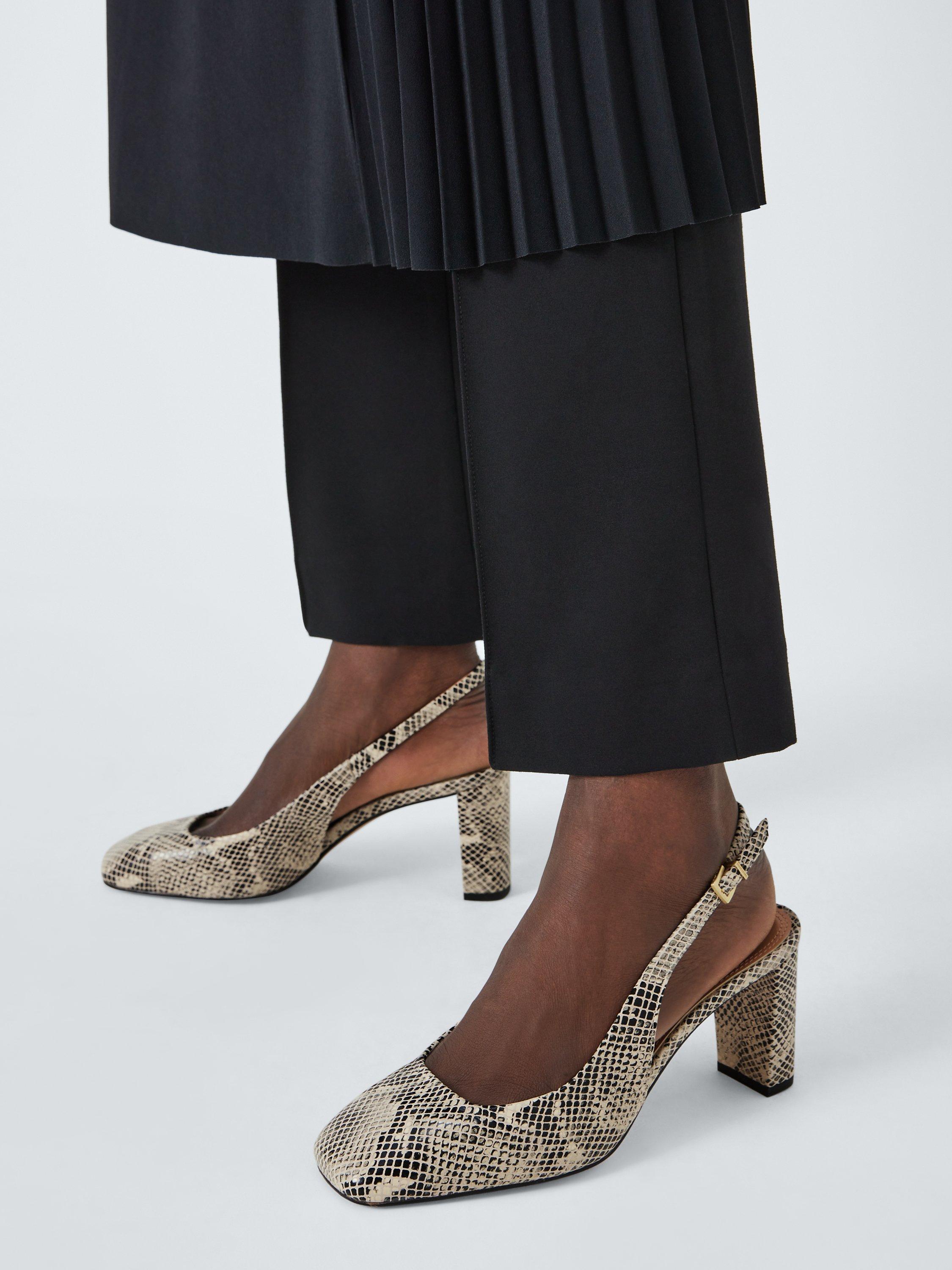 Snake print slingback shoes hot sale