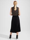 Hobbs Thandie Midi Skirt, Black